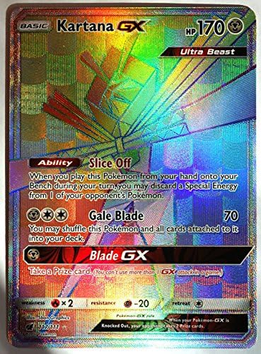 Pokemon - Crimson Invasion - Kartana GX 117/111, secret rare, New, Mint …