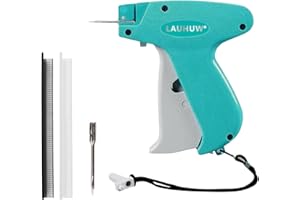 LAUHUW Stitchy Quick Clothing Fixer,Fine Stitch Gun for Clothes,Quick Stitch Sewing Gun With1500 Black and 1500 White Fasteners,Micro Mini Stitch Gun For Clothes