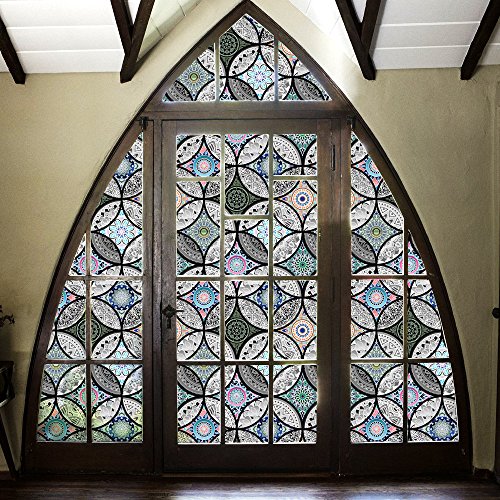 3 DKTIE+Decorative+Adhesive+Privacy+Bathroom