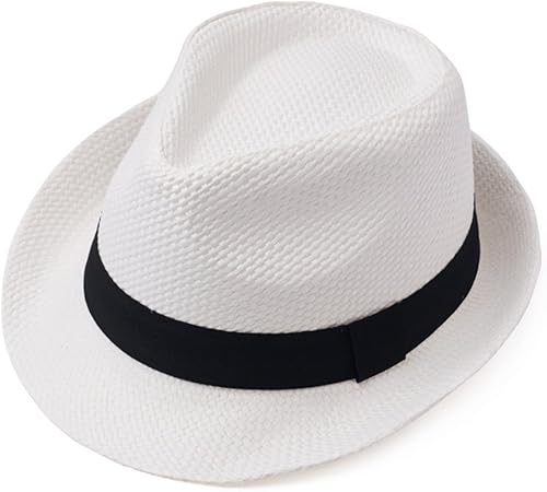 mens white summer hats