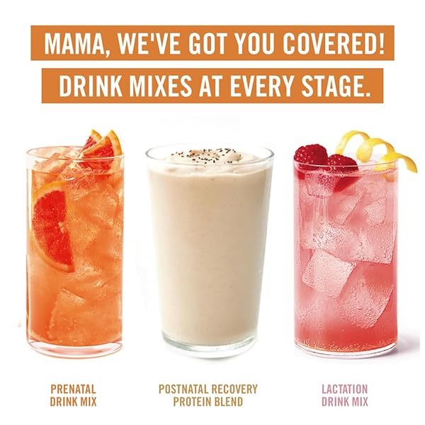 MUNCHKIN® MILKMAKERS® PRENATAL DRINK MIX FOR MORNING SICKNESS & NAUSEA RELIEF + IMMUNE SUPPORT, BLOOD ORANGE, 14 COUNT