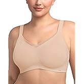 HSIA Bra for Women No Underwire - Full Coverage Crossover Seamless Bra with Support Comfort, Small to Plus Size