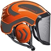 Pfanner Protos Integral Arborist Helmet (Orange &amp; Grey)