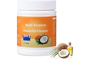 CHINOSUO Multi-Purpose Powerful Cleaner for Kitchen, Heavy Kitchen Duty Degreaser, 260g Coconut Oil Natural Decontamination Cream, All-Purpose Cleaner Removes Stains on Microwave, Oven & Stove Top
