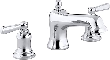 Kohler K T10585 4 Cp Bancroft Bath Or Deck Mount High Flow Bath Faucet Trim With Metal Lever Handles Valve Not Included Polished Chrome Two Handle Tub Only Faucets Amazon Com