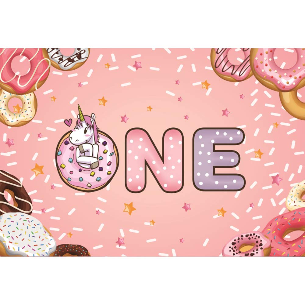 YongFoto 1  5x1m Vinyle Toile  de  Fond  Anniversaire  1  an 