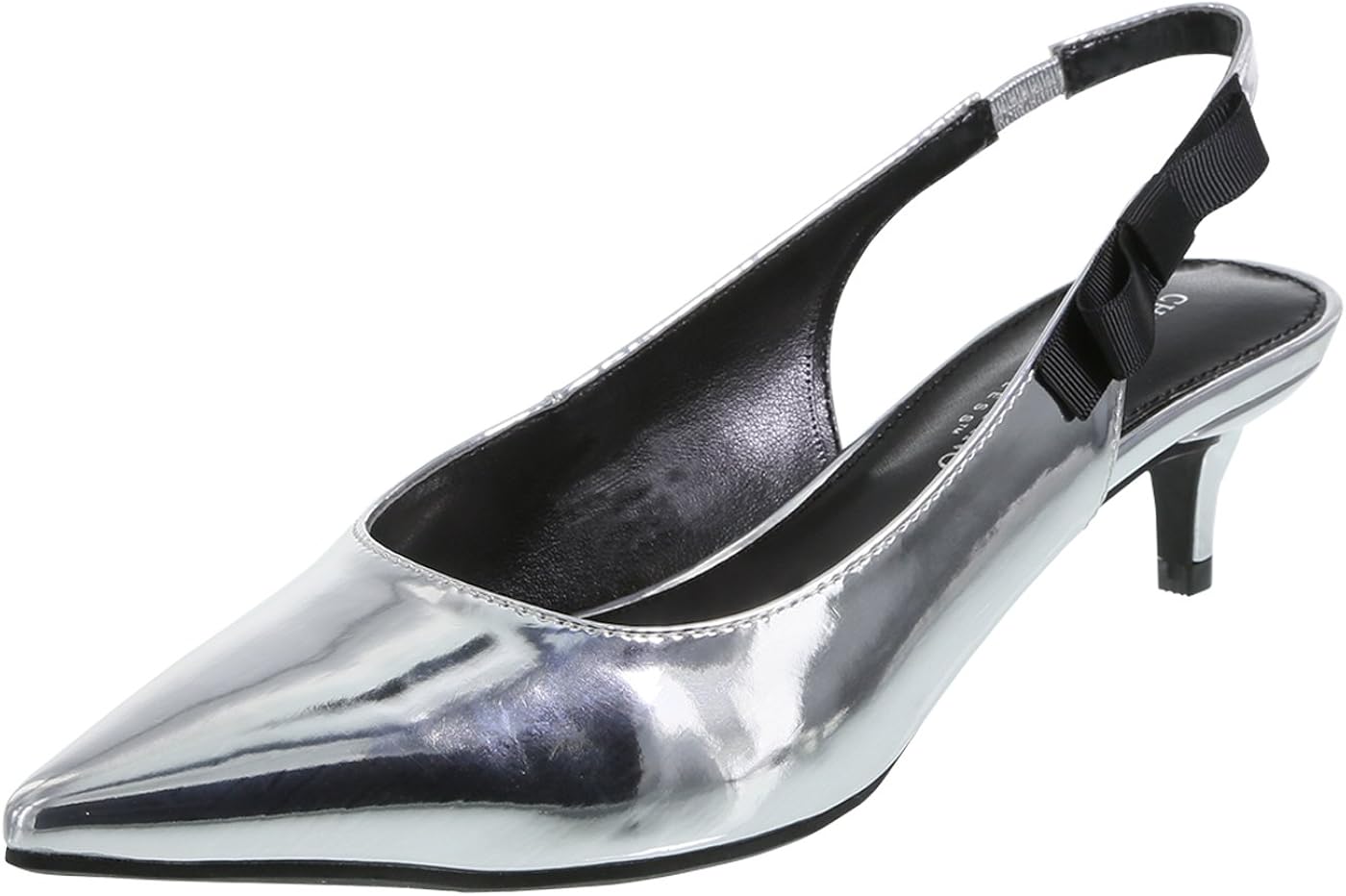 silver heels payless
