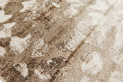 Unique Loom Sofia Collection Brown 8 x 10 Area Rug (8' x 10')