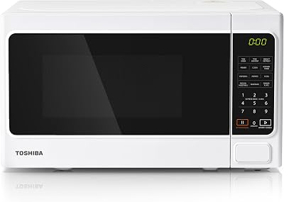 Toshiba 20L 800W Digital Solo Microwave 11 Power Levels 6 Presets White