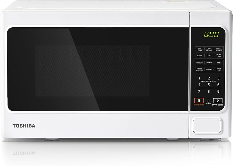Toshiba 20L 800W Digital Solo Microwave 11 Power Levels 6 Presets White