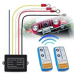 WATERWICH 2pcs Wireless Winch Remote Control Kit
