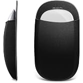 ESR Slim Mouse Holder, Case for Magic Mouse, with Reusable Adhesive | No Glue Residue, Compact Elastic Pouch/Carrying Sleeve, Can Be Attached to iPad or MacBook, Black