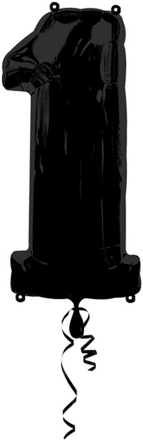 Amscan International Super/Shape Number 5 (Black) - Image 3