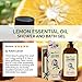 Biofinest Lemon Verbena Essential Oil Shower Gel - Aromatherapy Luxury Spa Gift Set - Natural Fragrance Body Wash - Organic Moisturizing Bubble Bath - Paraben Sulfate Free - For Dry Skin Women Men