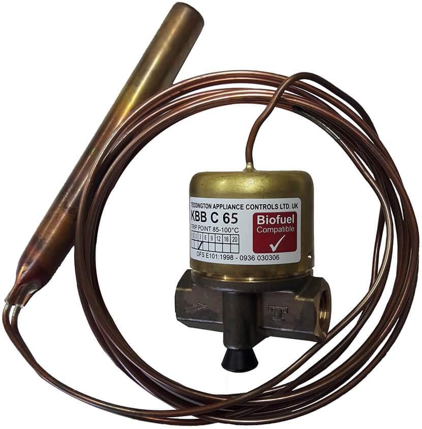 Teddington KBB 65 Degree Remote Fire Valve- 12 Metres