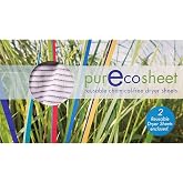 Purecosheet - Reusable Dryer Sheets | Cost effective (500+ loads), Chemical Free &amp; Vegan Dryer Sheet | Safe For Infants &amp; Allergy/Eczema Sufferers | Hypoallergenic | 2 Count