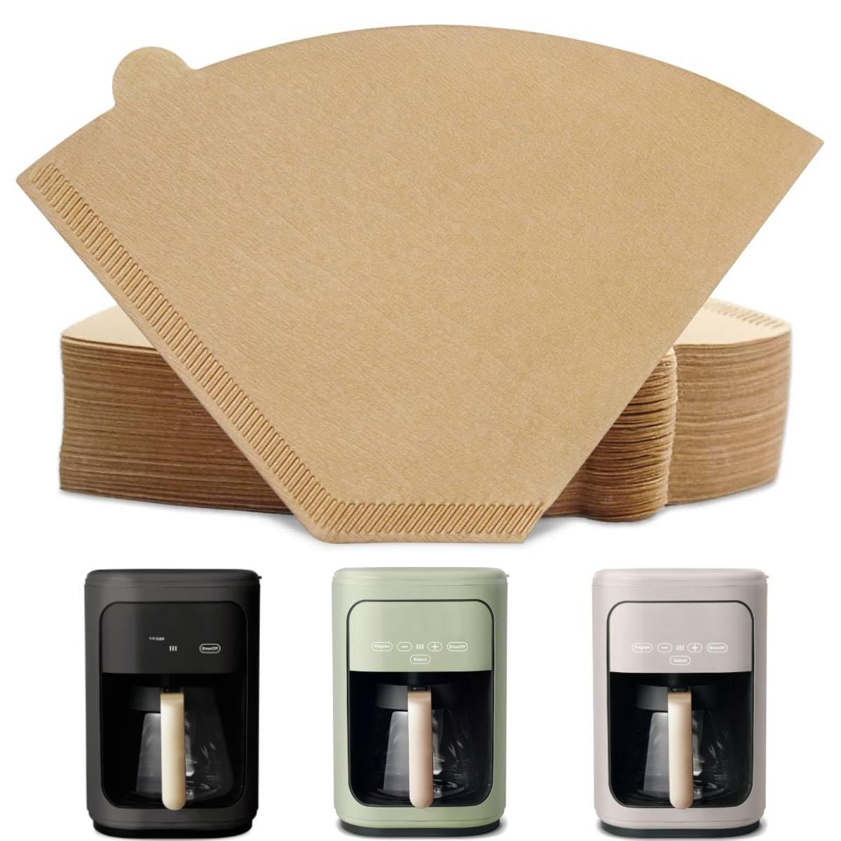 Photo 1 of 100Pcs Coffee Paper Filters for Beautiful 14-Cup Programmable Coffee Maker