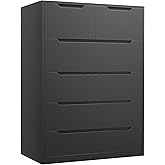 Romorgniz Dresser for Bedrom with 6 Large Drawers, Tall Chest of Drawers Modern Wooden Dresser for Living Room, Entryway, Hal
