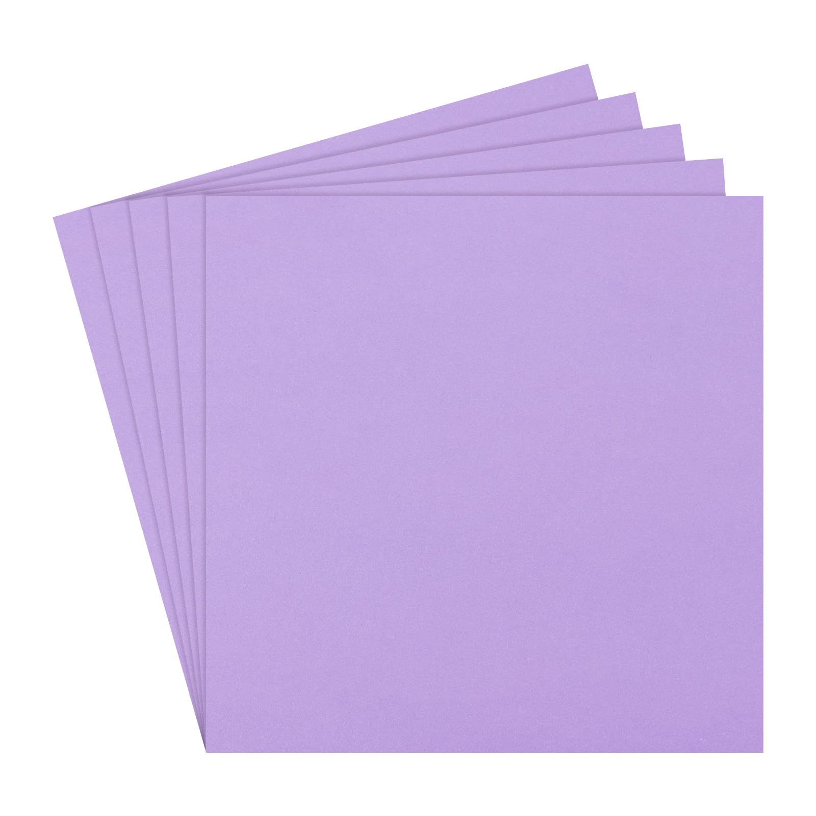 Rebower 5Pcs Foam Sheets Crafts Foam Arts Paper 20 x 20 x 1/32 Inch [for Crafts Project, Scrapbooking, DIY, Party Handicraft, Costumes]-50cm x 50cm x 1mm / Light Purple
