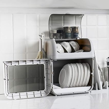 2 Niveles Suministros De Cocina De Almacenamiento En Rack, La Caja del