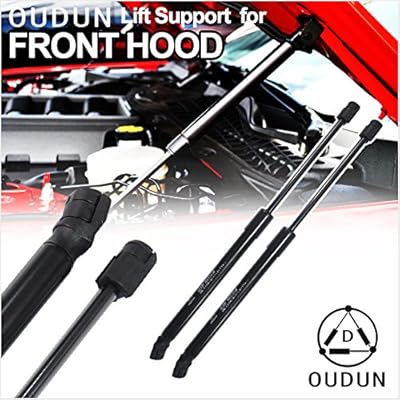 CUSTONEPARTS 2pcs Front Hood Bonnet Gas Lift Supports Strut Shocks Springs Fit 06-10 H3 H3T