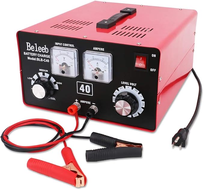 Beleeb Battery Charger,12V/24V/36V/48V/60V/72V Voltage and Current