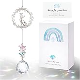Cat Memorial Suncatcher - Lost of Cat Bereavement Gift Idea, Pet Loss Sympathy Gifts, Thoughtful Cats Remembrance Sun Catcher, Passing Away Remembrance Memory Gift