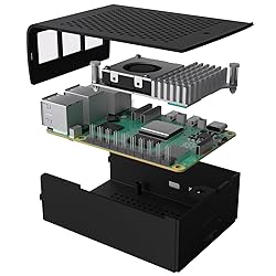 iUniker Metal Case for Raspbery Pi 5, Pi 5 Case