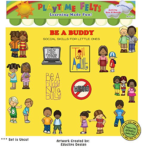 Flannel Board Story Set Be a Buddy Social Skills for Little Ones Felt Figures