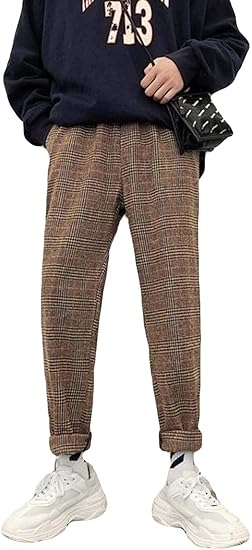 Amazon Debangni 厚手 チェックパンツ ロングパンツ メンズ 秋冬 カジュアルパンツ メルトン 無地 ハンサム カップル ボトムス ズボン ゆったり Bf風 おしゃれ ファッション 韓国風 ロングパンツ 通販 Amazon Debangni 厚手 チェックパンツ ロングパンツ メンズ 秋冬 カジュアルパンツ メルトン 無地 ハンサム カップル ボトムス ズボン ゆったり Bf風 おしゃれ ファッション 韓国風 ロングパンツ 通販