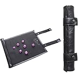 Scroll Dice Tray DIce mat Holder Storage Pouch Rolling Mat DND D and D Dungeons & Dragons Game Dice with Zippered Holds up to