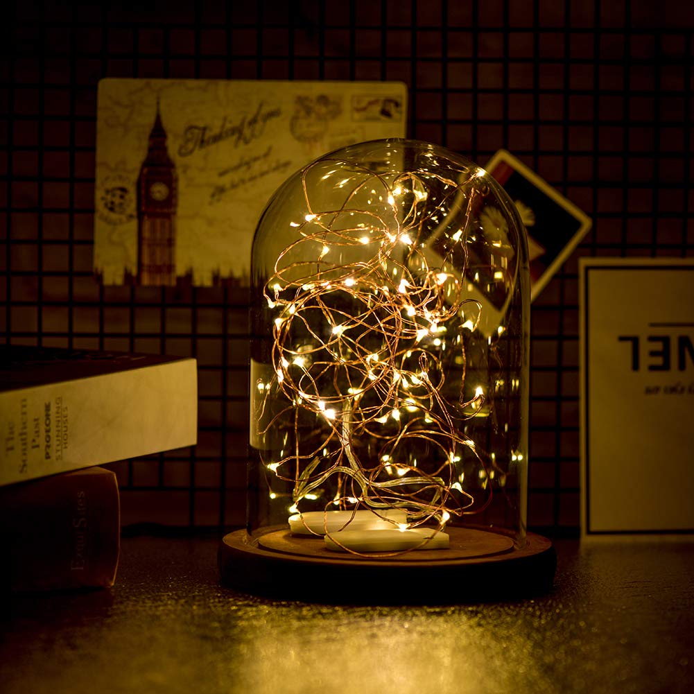 Mpoow 6PACK Fairy String Lights, 10ft 30 LEDs Fairy Lights Battery Operated，Fairy Lights，Fair Lights，Led String Lights，Led Fairy Lights，Centerpieces(Warm White)