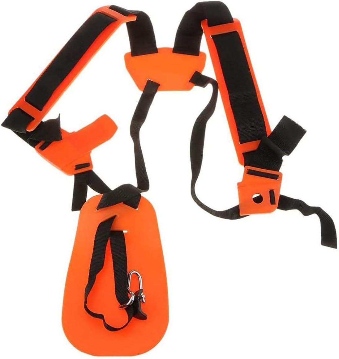 Brush Cutter Trimmer Shoulder Strap, Comfort Nylon Belt Lawn Mower Padded Strap Harness for Trimmers Strimmers Garden Brush Cutter Lawn Mower (Orange)