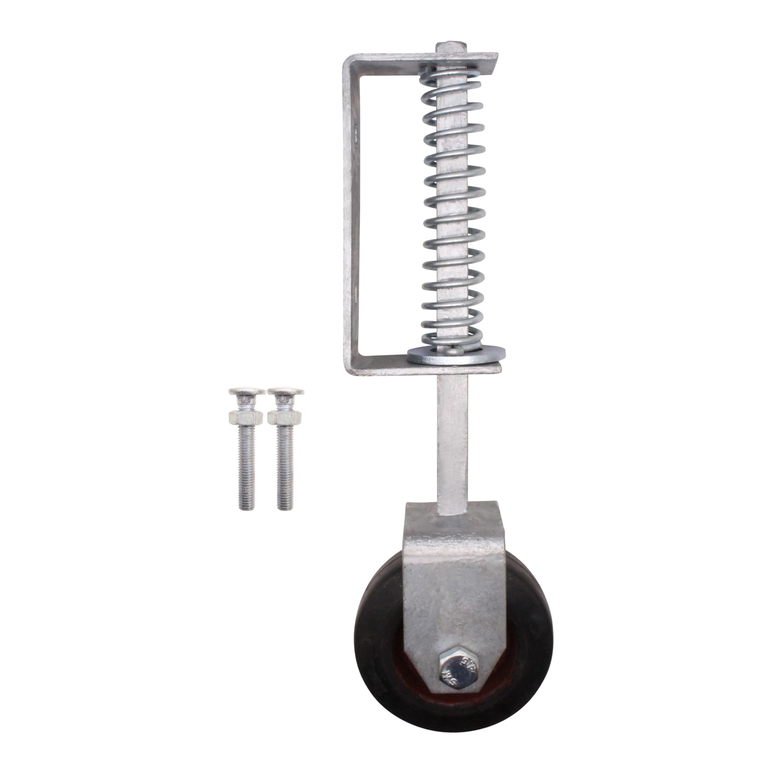 EAI Gate Wheel | Severe Duty Spring Loaded Gate Support Wheel | Galvanised Max Load 138kg - Pack of 1 with Fixings