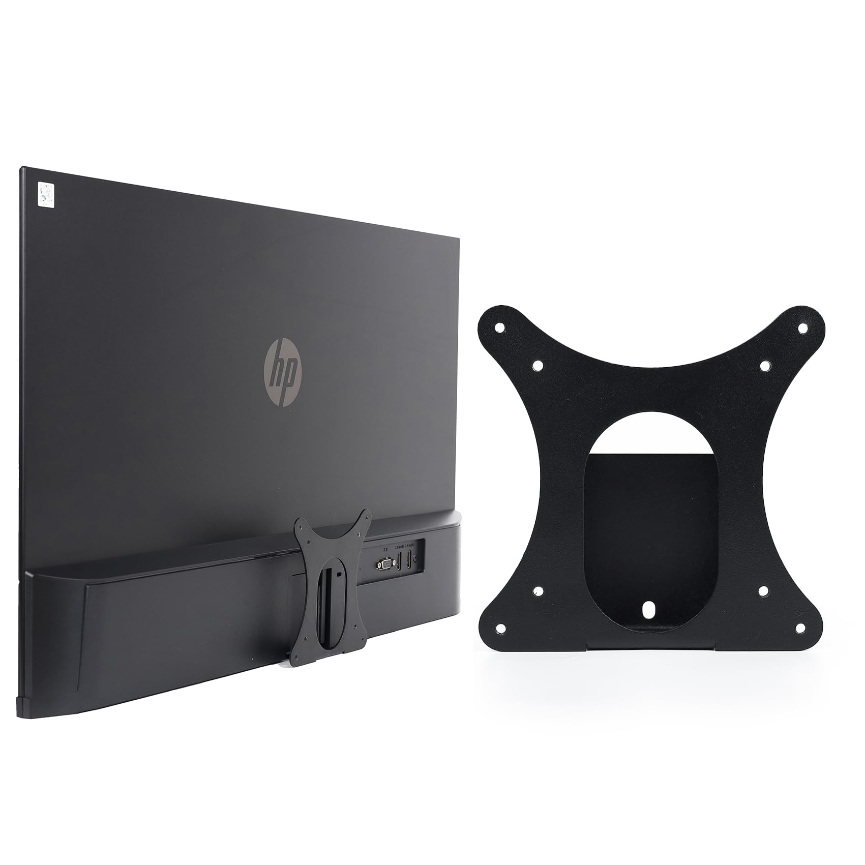 Photo 1 of Monitor Arm/Mount VESA Bracket Adapter Compatible with HP M24h, M27h, 524sh 527sh VESA Adapter Bracket Arm, Desk Mount 100 * 100mm 75 * 75mm