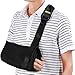 Yosoo Arm Sling - Dislocated Shoulder Sling for Broken Arm Immobilizer Wrist Elbow Support - Ergonomic, Lightweight, Breathable Mesh, Neoprene Padded Strap - Suits Both Men & Women, One Size (Adult)