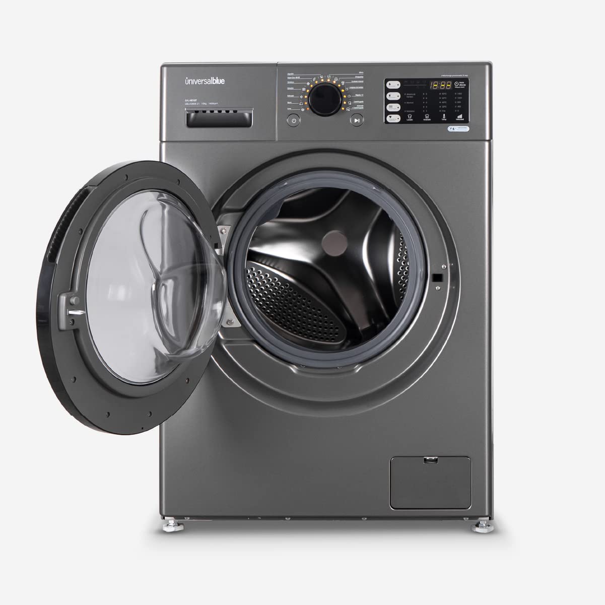 UNIVERSALBLUE-Lavadora-Inverter-10kg-Titanio-Lavadora-Motor-DC-14-Programas-Lavado