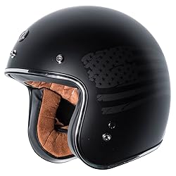 TORC T50 Route 66 3/4 Helmet with 'Black