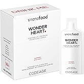 Codeage Wonder Heart Liquid CoQ10 Liposomal Ubiquinone Supplement, Coenzyme Q10 Heart Vitamins, Non-GMO Sunflower Phosphatidylcholine Vegan Blend, Raspberry Flavored Softgel, Pack of 30 Pouches