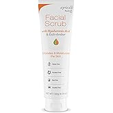 Hyalogic Episilk Facial Scrub – Face Exfoliator with Exfo Amber & HA for Gentle Exfoliation - Exfoliating Face Wash to Enhance Your Skin Care Routine (130g)