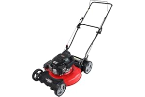 PowerSmart Gas Lawn Mower 21 Inch 2-in-1 with 144CC 4-Stroke Engine, Push Mower Gas Powered DB2321CR