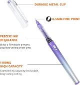 KERIFI Liquid Ink Rollerball Pens 12 Coloured 0.5mm Quick Dry Smooth Writing view 6