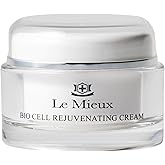 Le Mieux Bio Cell Rejuvenating Cream - Triple Peptide Facial Moisturizer with Hyaluronic Acid, Squalane & Rose Hip, Night & Day Cream for Face & Neck, No Parabens or Sulfates (1.75 oz / 52 ml)