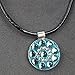 Beautiful Crystal Golf Ball Marker with Magnetic Leather Necklace for Lady
