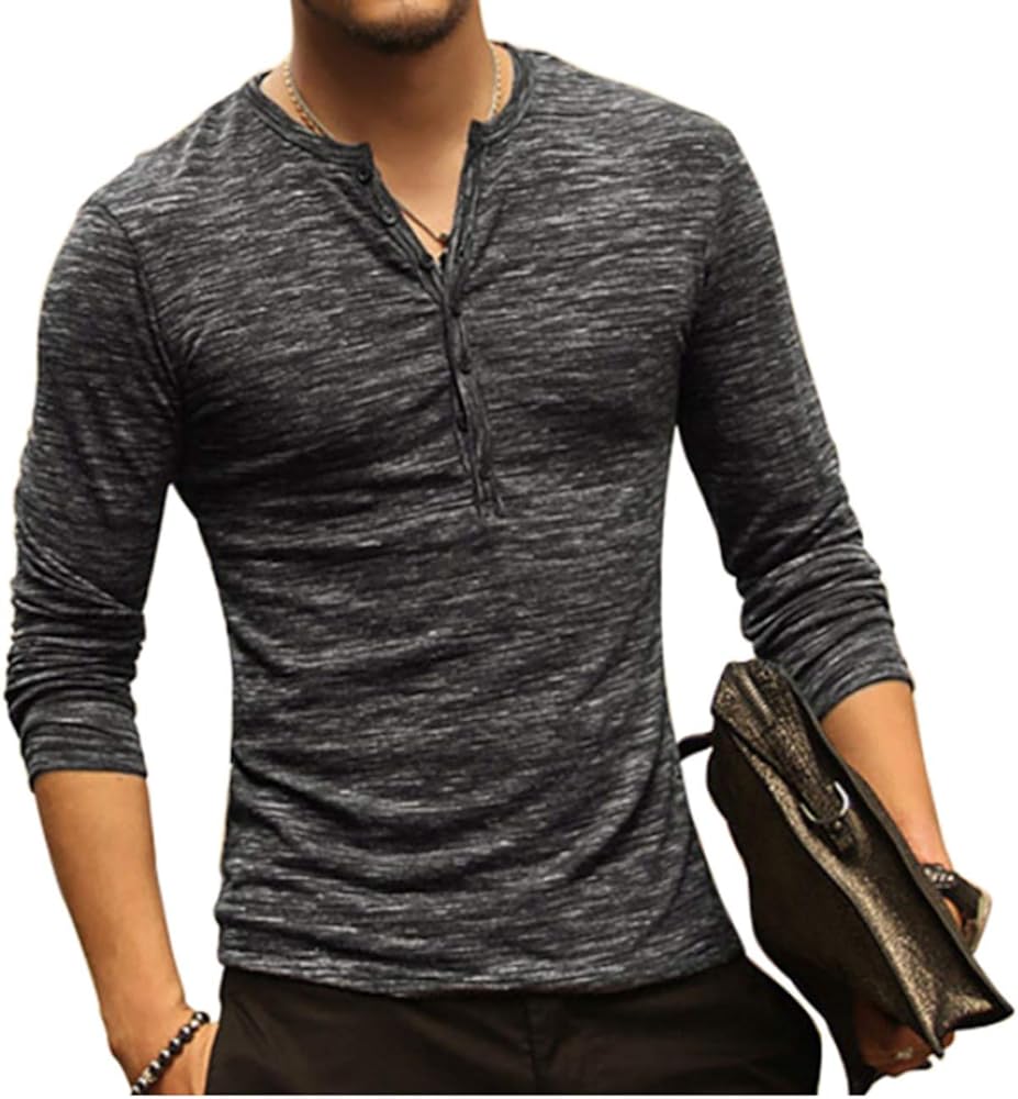 slim henley t shirt