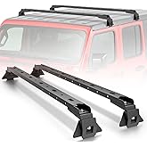 PRYNTO Max 300lbs Load Capacity Crossbars Roof Rack Cross Bars for Wrangler JK JL 2007-2025, & 2020-2025 Gladiator JT, Cherokee XJ 1984-2001
