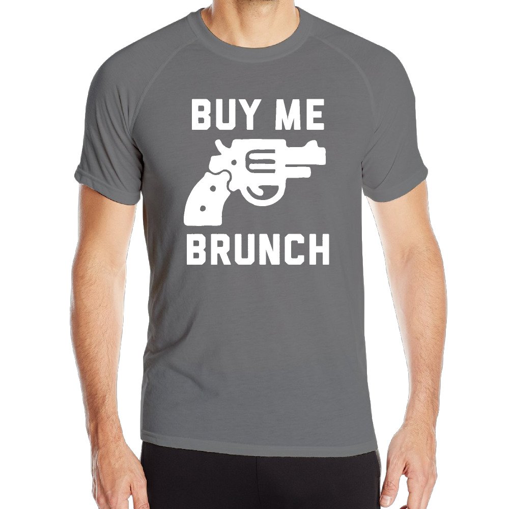 Buy Me Brunch Men's Quick Dry Athletic Tee Shirt Outdoor