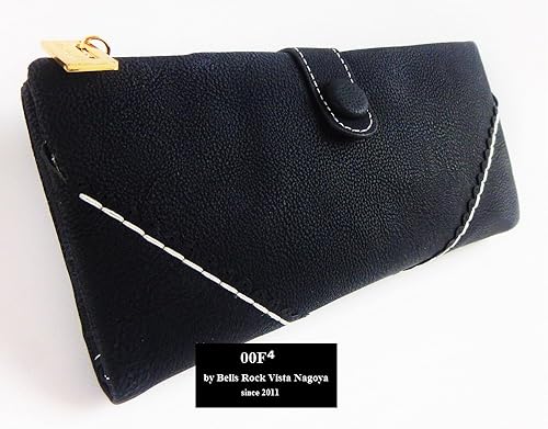 Amazon レディース エレガント 長財布 黒 特典付録 00f オリジナル巾着袋 ノーブランド品 財布