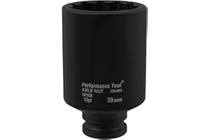 Performance Tool W158 39mm Toyota Axle Nut Socket