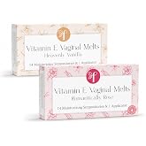 Femallay Organic Vitamin E Melts - Foral Sensations 2-Pack